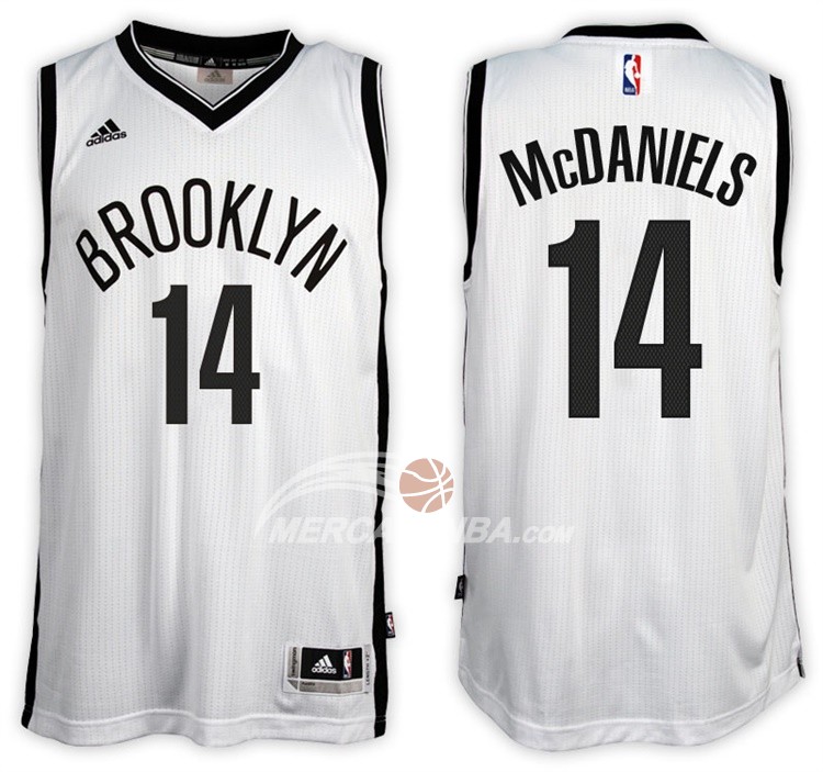 Maglia NBA McDaniels Brooklyn Nets Blanco